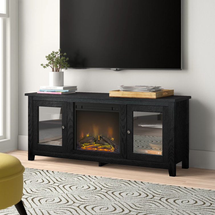 Zipcode Design™ Kohn TV Stand for TVs up to 65" with Fireplace Included